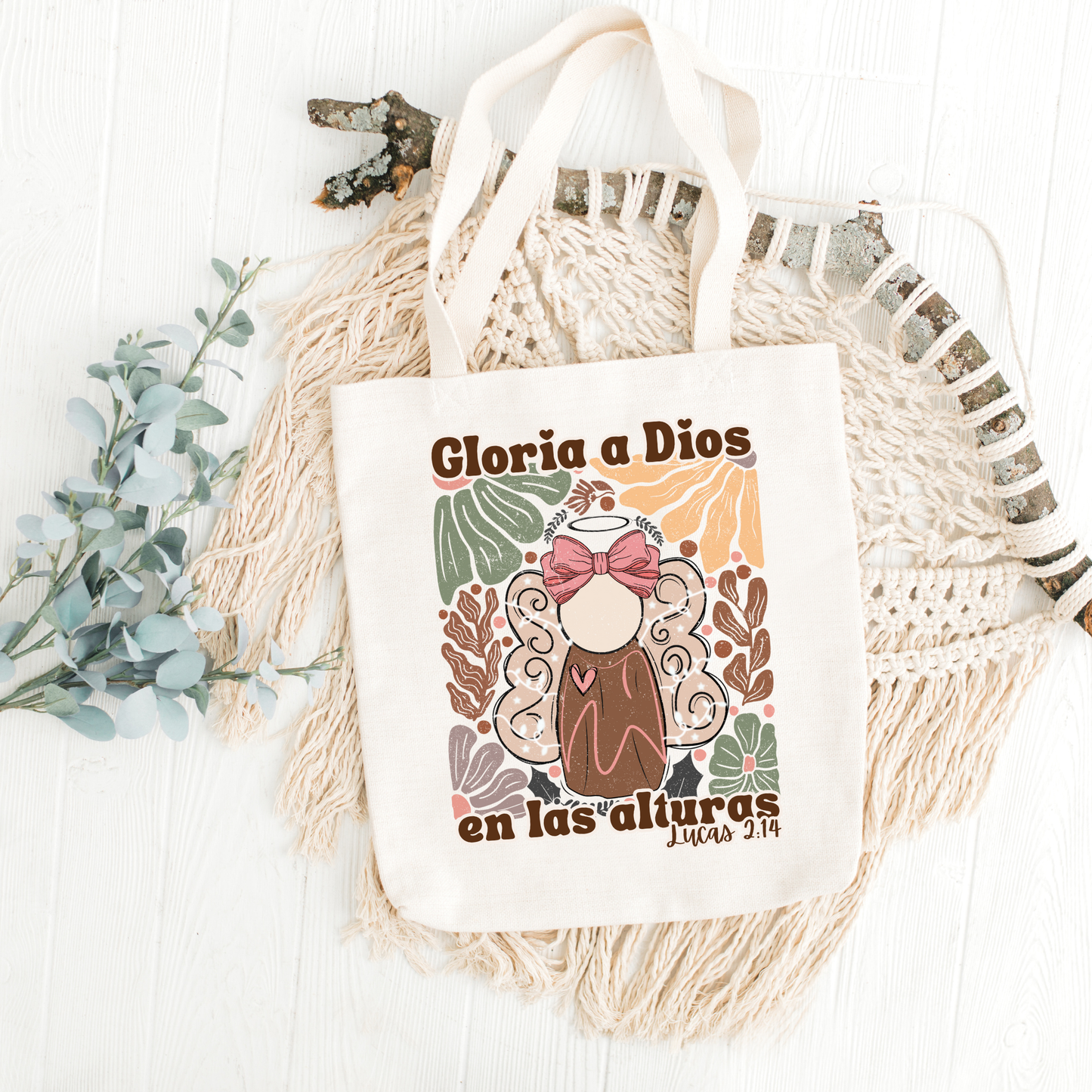 “Gloria a Dios en las Alturas” Tote Bag