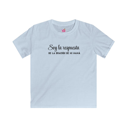 Kids T-Shirt — "Creciendo bajo Su cobertura" Spanish Christian Children’s Faith Tee