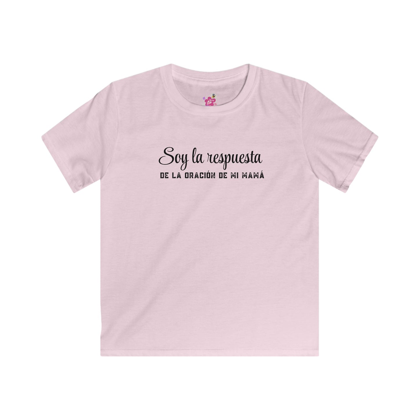 Kids T-Shirt — "Creciendo bajo Su cobertura" Spanish Christian Children’s Faith Tee