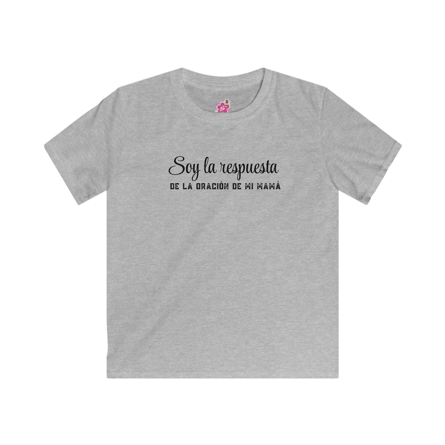 Kids T-Shirt — "Creciendo bajo Su cobertura" Spanish Christian Children’s Faith Tee