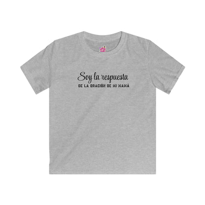 Kids T-Shirt — "Creciendo bajo Su cobertura" Spanish Christian Children’s Faith Tee