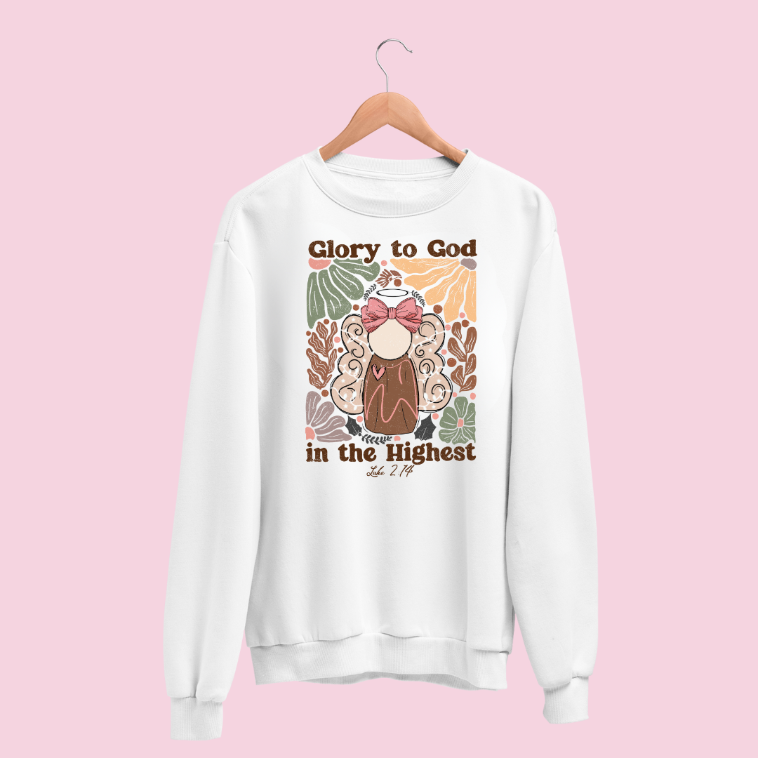 Glory to God in the Highest – Luke 2:14 Sweatshirt