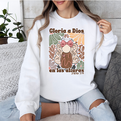 “Gloria en las Alturas” sweatshirt